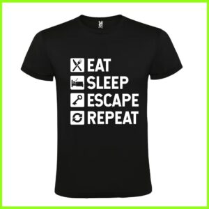 Camiseta Eat Sleep Escape