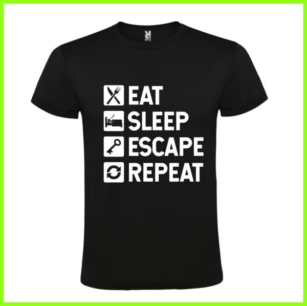 Camiseta Eat Sleep Escape